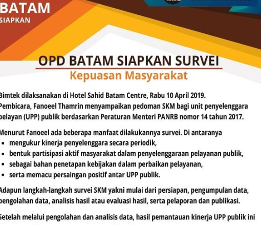 Statistik Sektoral Jumlah Penduduk Kota Batam Tahun 2019 ...