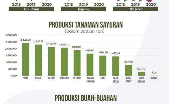 Infografis Ketahanan Pangan dan Pertanian Kota Batam Tahun 2020
