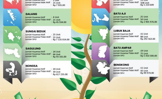 Infografis Koperasi Kota Batam Tahun 2020