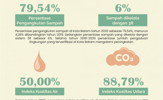 Infografis Bidang Lingkungan Hidup Kota Batam Tahun 2020