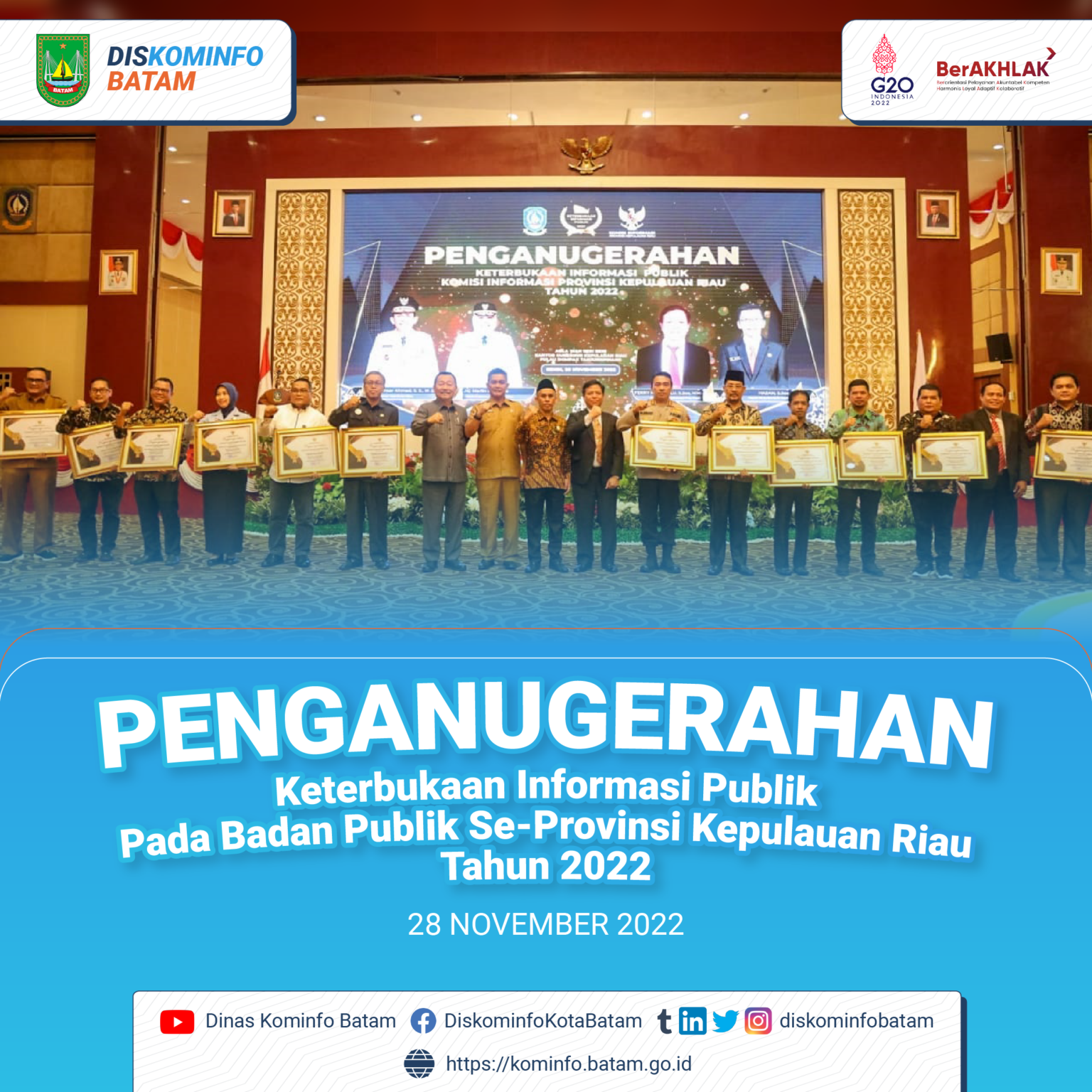 Penganugerahan Keterbukaan Informasi Publik Pada Badan Publik Se ...