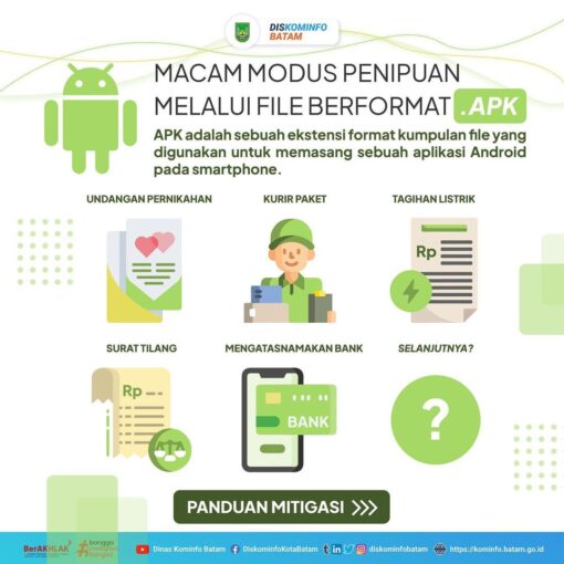 Macam Modus Penipuan melalui File Berformat .apk
