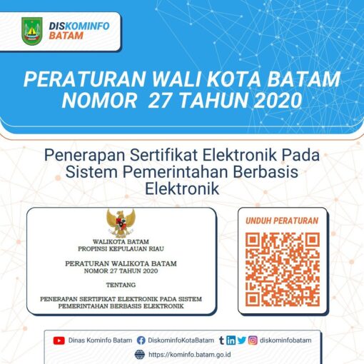 Kebijakan Penerapan Sertifikat Elektronik pada SPBE Pemko Batam