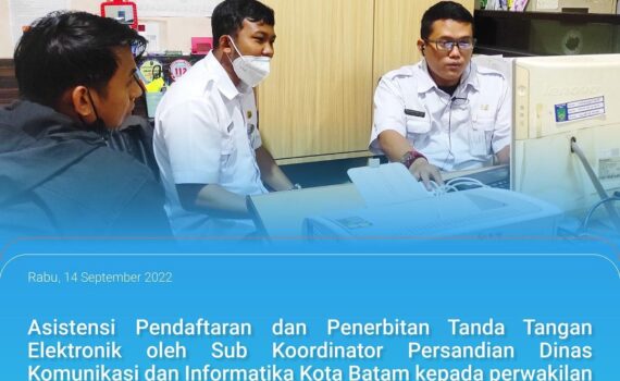 Asistensi Pendaftaran dan Penerbitan Tanda Tangan Elektronik