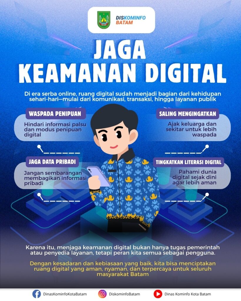 📢 Keamanan digital adalah tanggung jawab bersama.