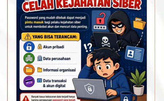 Password Lemah Bisa Jadi Pintu Masuk Kejahatan Siber!