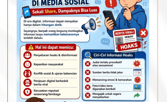 WASPADA INFORMASI MENYESATKAN DI MEDIA SOSIAL