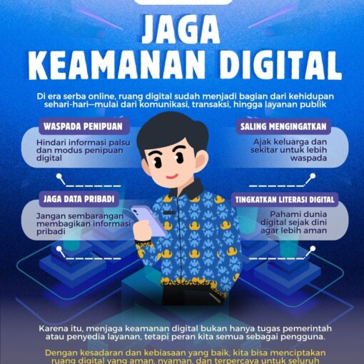 📢 Keamanan digital adalah tanggung jawab bersama.
