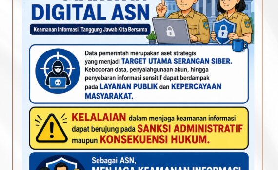 Menjaga Marwah Digital ASN Keamanan Informasi adalah Tanggung Jawab Bersama
