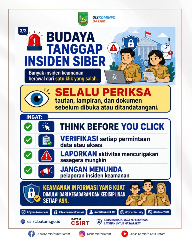 Menjaga Marwah Digital ASN Keamanan Informasi adalah Tanggung Jawab Bersama