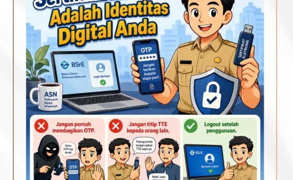 OTP dan Sertifikat Elektronik Adalah Identitas Digital Anda!