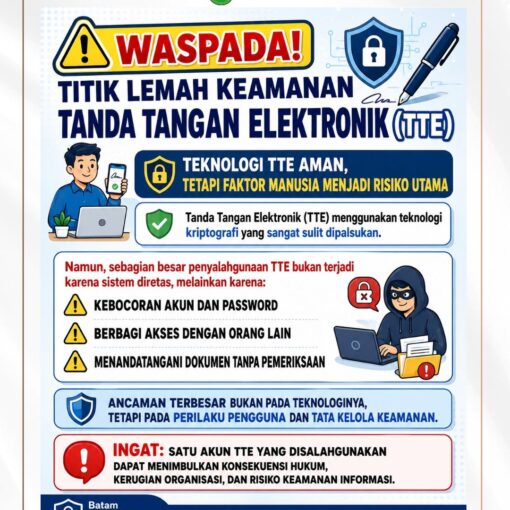 WASPADA! TITIK LEMAH KEAMANAN TANDA TANGAN ELEKTRONIK (TTE)