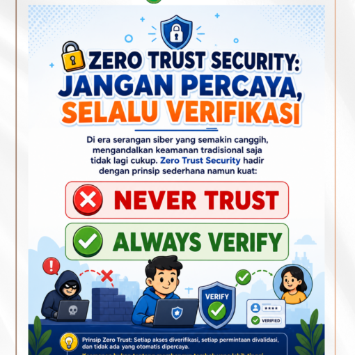 ZERO TRUST SECURITY JANGAN PERCAYA, SELALU VERIFIKASI 1