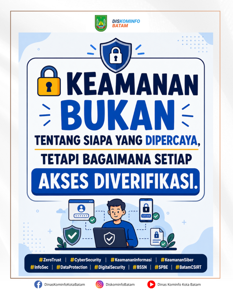 ZERO TRUST SECURITY: JANGAN PERCAYA, SELALU VERIFIKASI