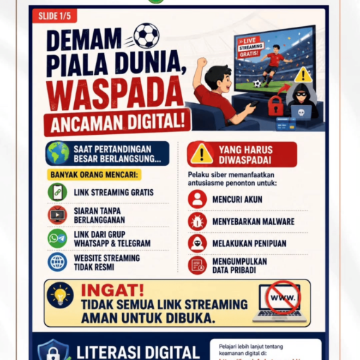 BAHAYA STREAMING ILEGAL SAAT NONTON PIALA DUNIA