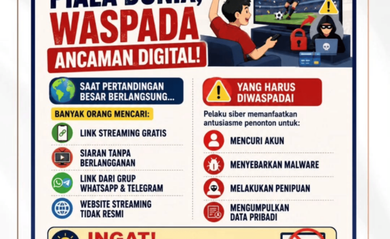 BAHAYA STREAMING ILEGAL SAAT NONTON PIALA DUNIA