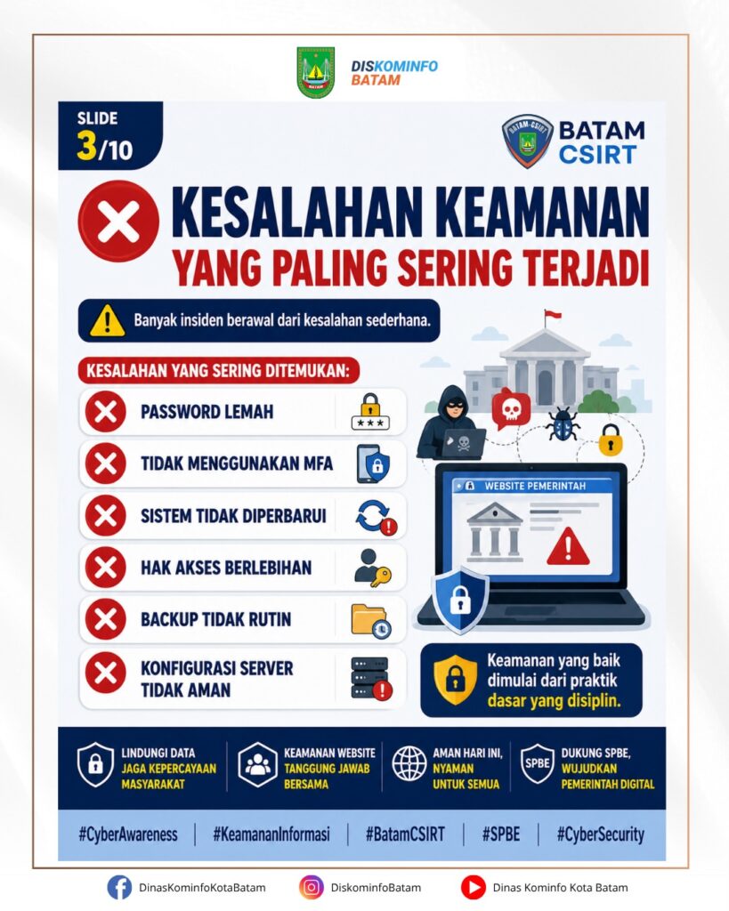 🔐 Keamanan Website Pemerintah Dimulai Dari Kita.Website dan aplikasi pemerintah merupakan fonda