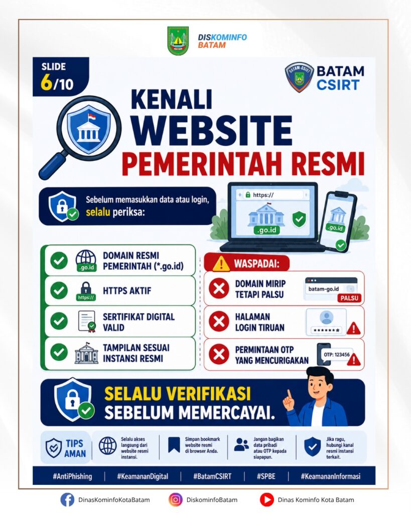 🔐 Keamanan Website Pemerintah Dimulai Dari Kita.Website dan aplikasi pemerintah merupakan fonda