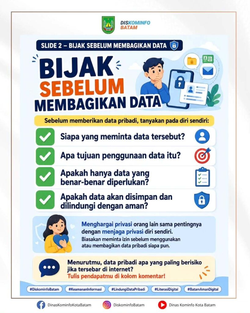 Data Pribadi Bukan Sekadar Informasi, Tapi Tanggung Jawab Bersama