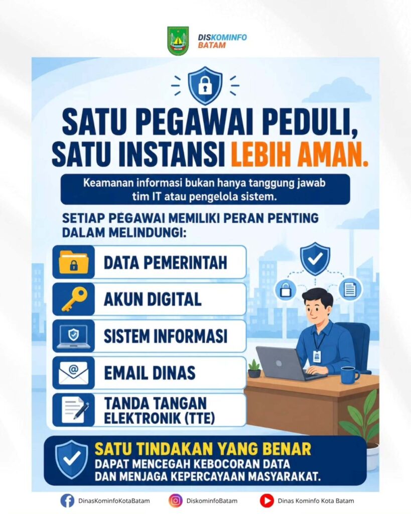 Satu Pegawai Peduli, Satu Instansi Lebih Aman.