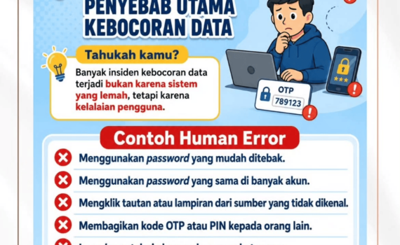 🔐 Human Error Masih Menjadi Penyebab Utama Kebocoran DataTahukah kamu Banyak insiden kebocoran