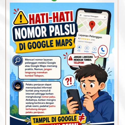HATI-HATI NOMOR PALSU DI GOOGLE MAPS!