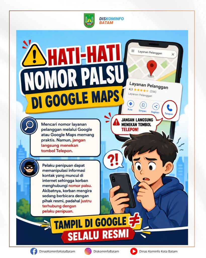 HATI-HATI NOMOR PALSU DI GOOGLE MAPS!
