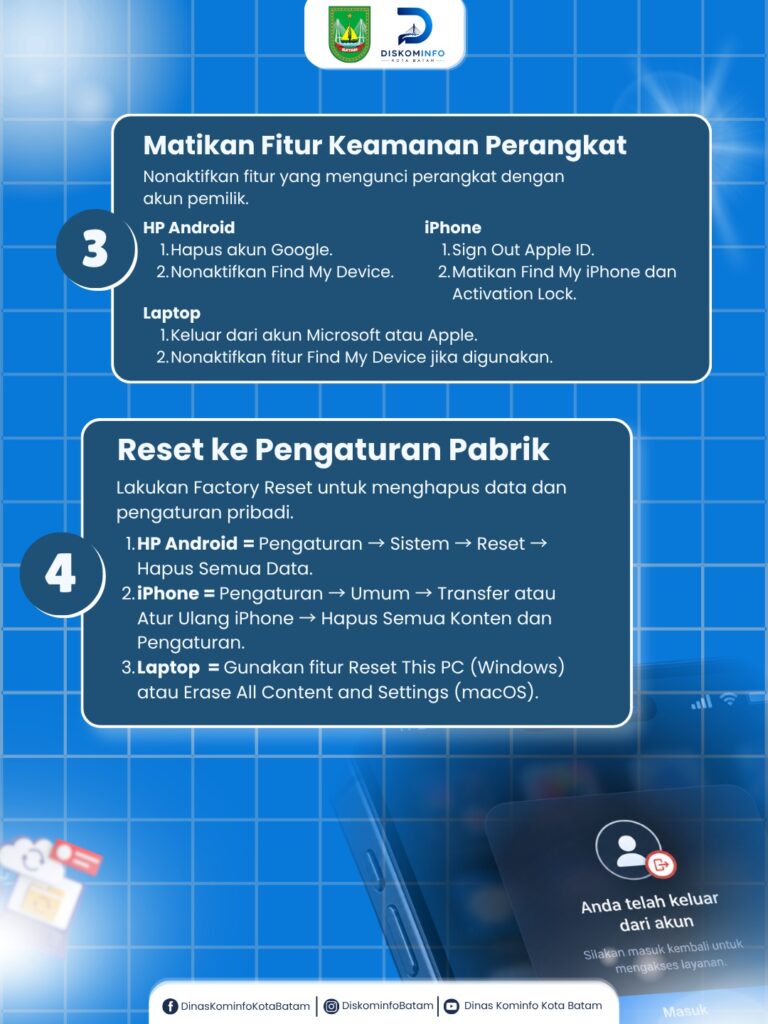 Cara Menghapus Data Sebelum Menjual HP atau Laptop